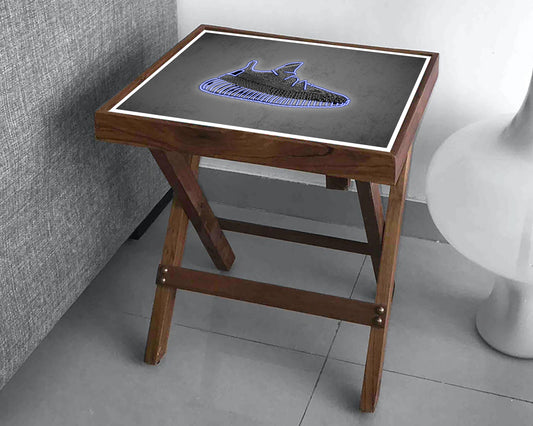 Yeezy Shoes White Neon Effect Coffee and Laptop Table 