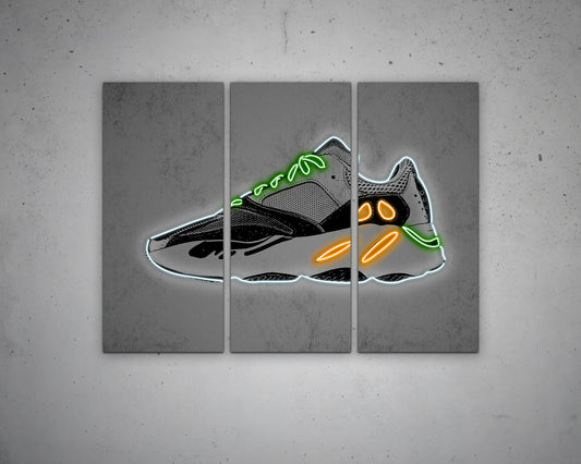 Yeezy Wave Runner Shoes Canvas Wall Art